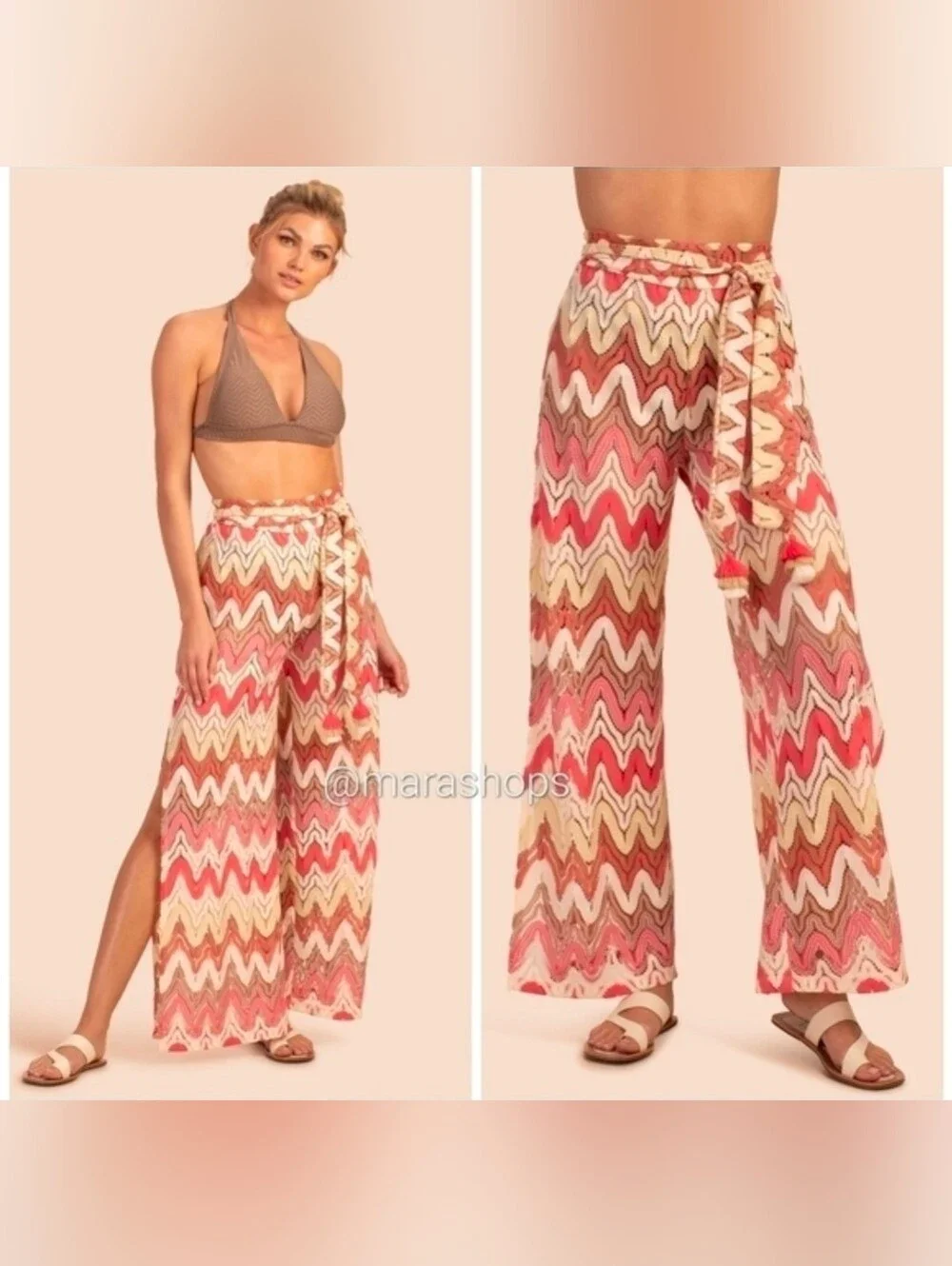 Trina Turk Palisades Crochet Pants